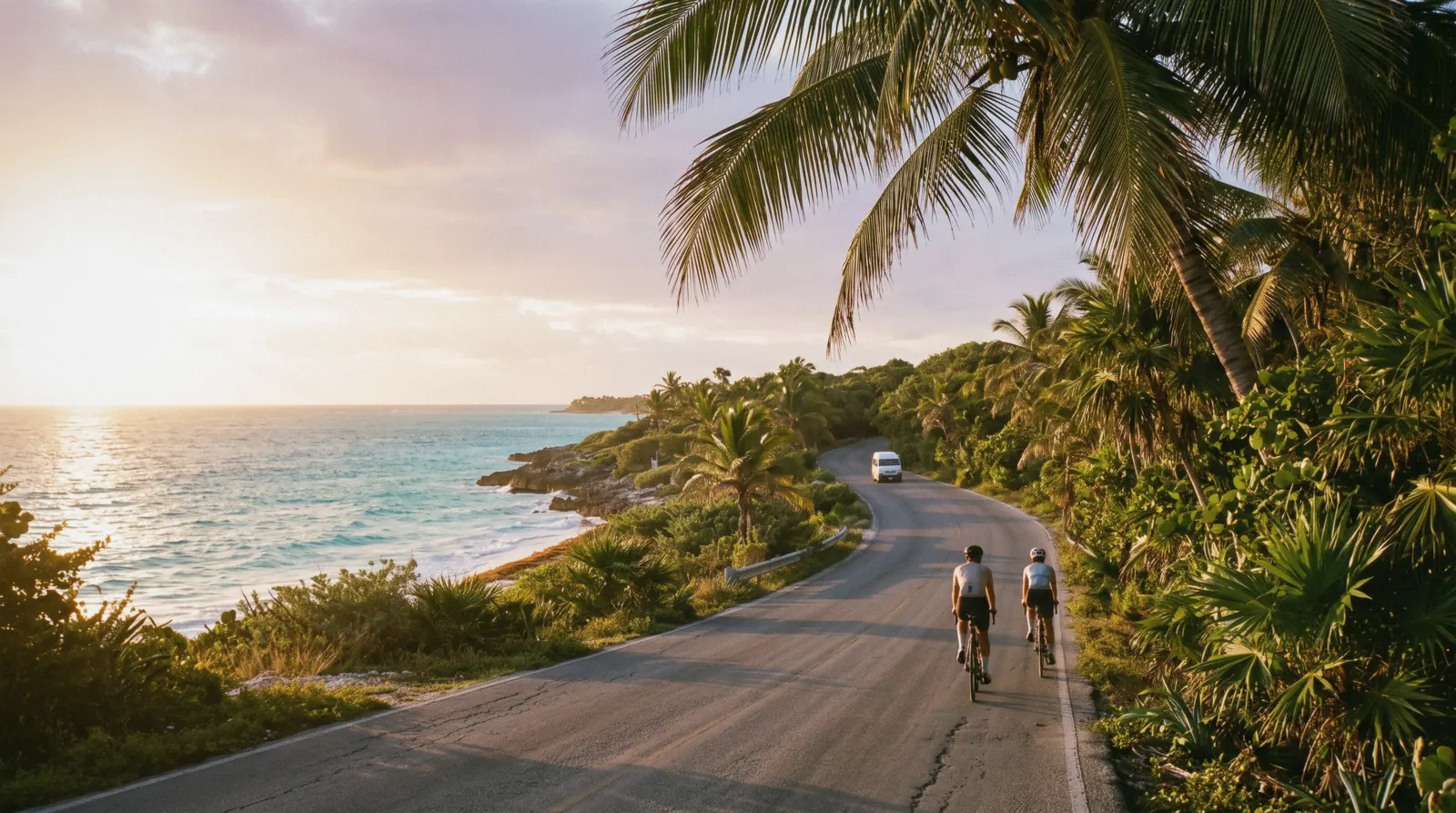 The Caribbean coastline and jungle road that link the things to do in Tulum, Tulum Mexico